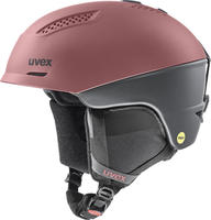 Uvex S56630505700F10, uvex Ultra Mips Skihelm (51-55 cm, 20 antique rose/grey matt)