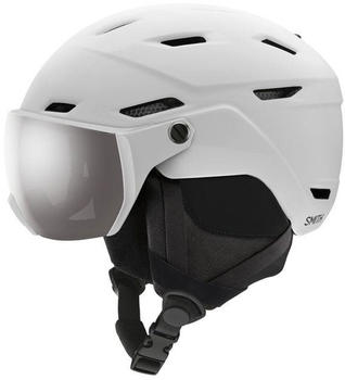 Smith Survey Helmet matte white/chormapop sun platinum mirror