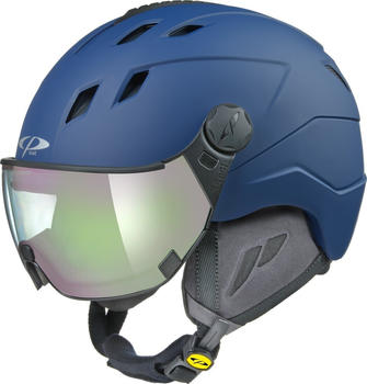 CP Helmets Corao+ maritime blue soft touch + water pink lens