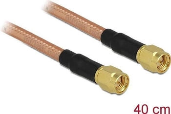 DeLock HF SMA Stecker > SMA Stecker 400 mm RG-142 Low Loss