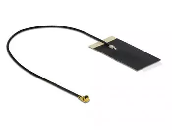 DeLock WLAN 802.11 ac/ax/a/h/b/g/n Antenne MHF® I Stecker 2,7-3,0 dBi 1.13 15 cm FPC intern Klebemontage
