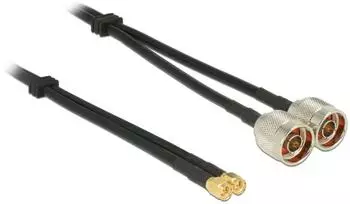 DeLock HF-Antennenkabel 2x SMA Stecker zu 2x N Stecker 5m (89467)