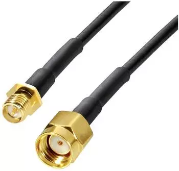 Wittenberg Antennen WLAN-Antennen Verlängerungskabel SMA-Reverse-Buchse auf SMA-Reverse-Stecker (103370)