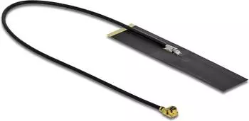 DeLock Dualband WLAN-Antenne ac/ax/a/b/g/n MHF&reg; I Stecker 1,7-4,7 dBi (12628)