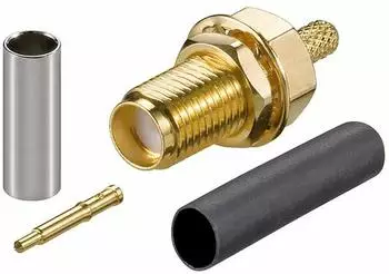 Goobay RP-SMA Crimpbuchse f&uuml;r RG-174/RG-316 (51696)
