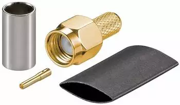 Goobay RP-SMA-Crimpstecker f&uuml;r Koaxialkabel RG-58 (51697-GB)