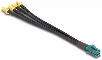 DeLock Antennenkabel Mini FAKRA Z (M) auf 4x SMA (F) 0,2m (90127)
