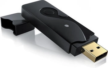 CSL USB WLAN Stick Adapter DualBand, 2,4GHz & 5GHz bis zu 300 Mbit/s, USB 2.0, MU-MIMO, kompatibel mit Windows 7-11, Schwarz (300497)