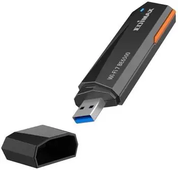 Edimax BE6500 Wi-Fi 7 Tri-Band USB 3.2 Adapter , inkl USB Statio (EW-7822UBE)