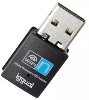 iggual USB-WLAN-Adapter 300Mbps 2,4GHz (IGG320488)