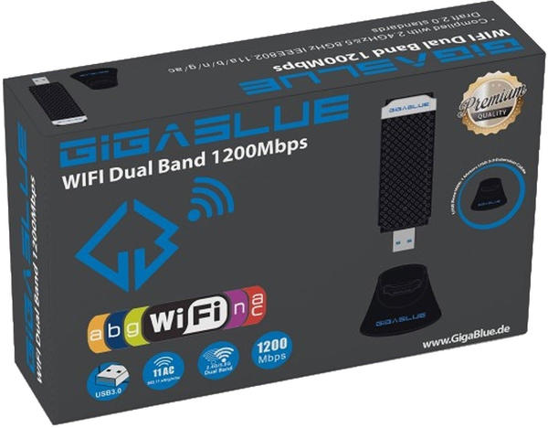 GigaBlue 1200 Mbit WLAN Dual Band USB 3.0