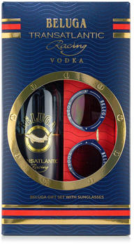 Beluga Transatlantic Racing Noble 0,7l 40% Geschenkbox mit Sonnenbrille Beluga Transatlantic Racing Noble 0,7l 40% Geschenkbox mit Sonnenbrille