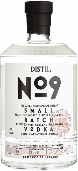 Staritsky & Levitsky Distil. No.9 Small Batch Premium Vodka 0,7l 40%