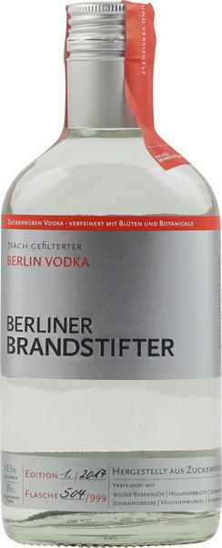 Berliner Brandstifter Vodka 0,35l 43,3%