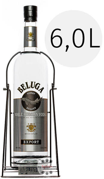 Beluga Vodka Beluga Noble 40% 6l in Metallhalterung