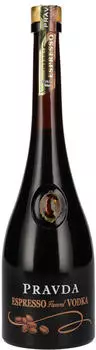 Pravda Espresso Flavored 0,7l 37,5% Pravda Espresso Flavored 0,7l 37,5%