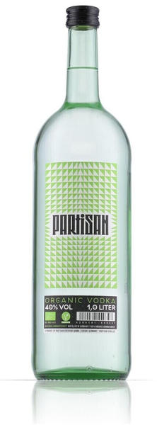 Partisan Green Organic Vodka 1l 40%
