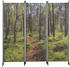 Westerholt Paravent mit Fotodruck Wald 170x165cm