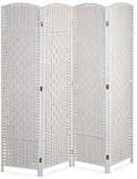 Relaxdays - Paravent Raumteiler, Hxb: 170 X 160 Cm, Faltbarer Raumtrenner, 4-teiliger