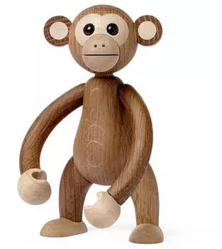 Spring Copenhagen Mojo Monkey Holzfigur 15 cm Eiche
