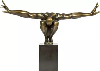 KARE Deko Objekt Athlet Bronze