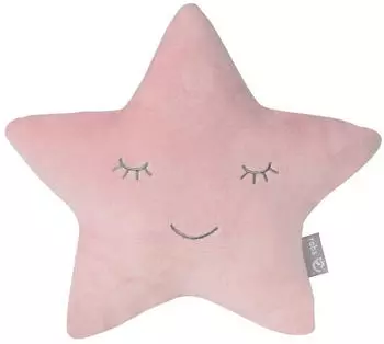 Roba Kuschelkissen Stern 9x32x19 cm rosa