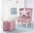 Roba Kuschelkissen Stern 9x32x19 cm rosa