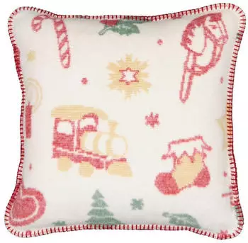 Villeroy & Boch Toy's Delight Allover 50x50 cm ohne F&uuml;llung beige/rot