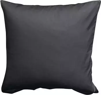 Erwin Müller Mako-Satin Kuschelkissenbezug Landshut 40x40 cm anthrazit