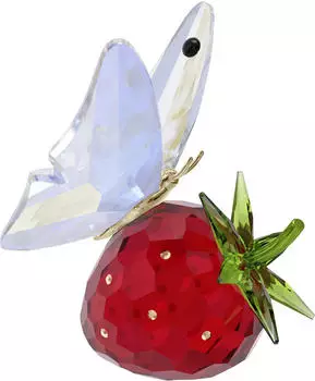 Swarovski Idyllia Schmetterling und Erdbeere OS