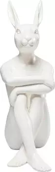 KARE Deko Figur Gangster Rabbit Weiß