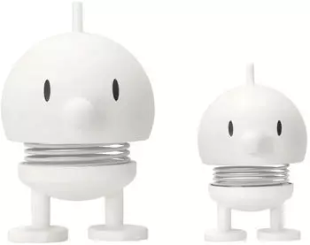 Hoptimist Soft Bumble set Figur XS + S, Wei&szlig; Wei&szlig;