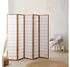 Homestyle4u 5-tlg. Paravent in Braun 220x175 cm 165