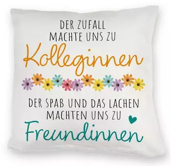 speecheese Dekokissen Beste Kollegin Kuschelkissen mit Spruch Von Kolleginnen zu durch Spaß