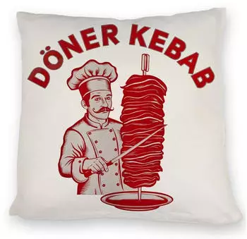speecheese Dekokissen Döner Kebab Logo Kissen