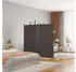 vidaXL 2 Tlg Paravent Braun 175x180 cm Stoff 350259