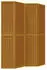 vidaXL 4 Tlg Raumteiler Braun Massivholz Paulownia 358819