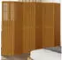 vidaXL 6 Tlg Raumteiler Braun Massivholz Paulownia 358826