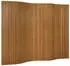 vidaXL Paravent Braun Breite 250 cm Höhe 165 cm Bambus 376992