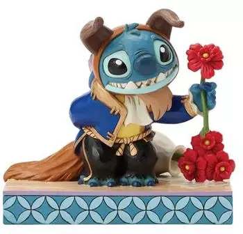Enesco Disney Traditions Stitch verkleidet als das Biest Figur, 13cm (6016598)