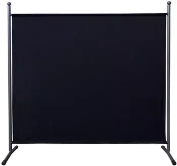 QUICK STAR Paravent Outdoor Wetterfest 180x178cm Schwarz (47738)