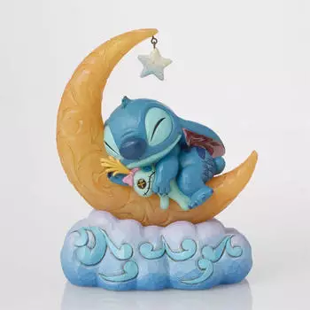 Enesco Disney Traditions Stitch und Scrump leuchtender Mond Figur (6016334)