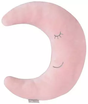 Roba Kuschelkissen Mond 25x8x30 cm rosa
