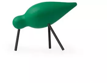 Normann Copenhagen Shorebird Figur M gr&uuml;n Holz (100215)