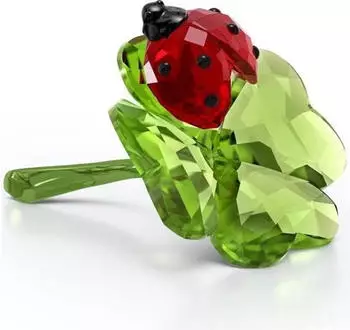 Swarovski Idyllia Marienkäfer und Glücksklee OS