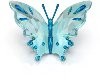 Swarovski Idyllia Schmetterling, T&uuml;rkis OS