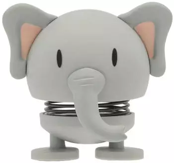 Hoptimist The Big Five Soft Figur S, Elefant Grau