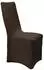 Beautissu Leona Stuhlhusse 95x45cm Braun Stretch Bankett