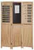 Homestyle4u 3-tlg. Paravent in Braun 120x170 cm 2417