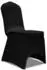 vidaXL Stretch-Stuhlhussen Schwarz 18 Stk.